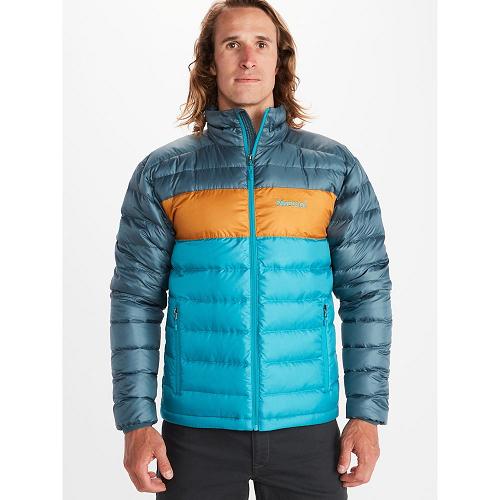 Marmot Ares Down Jacket For Mens Blue Grey CSN728513